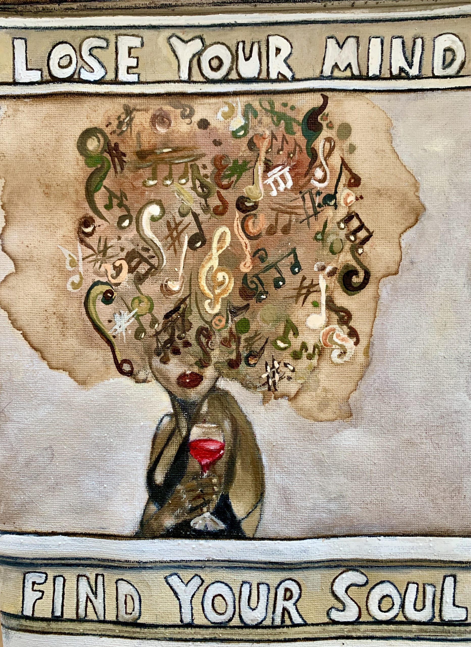 julia-nissimoff-art-find-your-soul-20x30cm-oil/coffee-on-canvas-abstract-painting